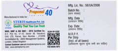 Propenol 40 Tablet 10